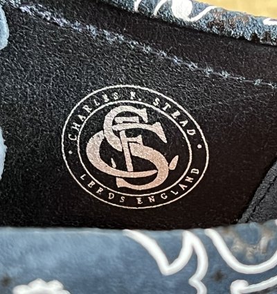 Supreme Clarks Blue Bandana Wallabee