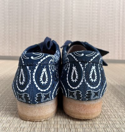 Supreme Clarks Blue Bandana Wallabee