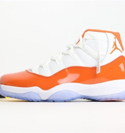 Nike Air Jordan 11 florida Gators White Orange Sneakers
