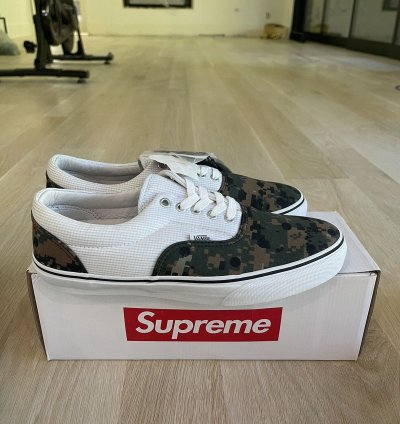 Supreme Comme Des Garcons Digi Camo Vans