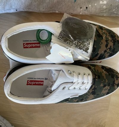Supreme Comme Des Garcons Digi Camo Vans