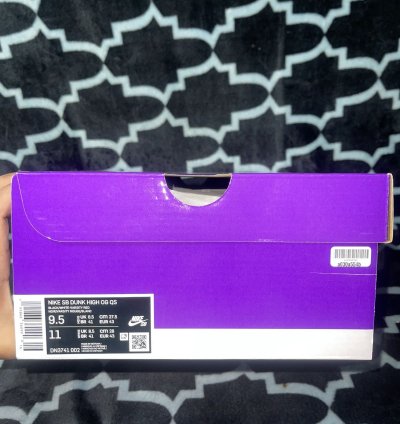 Supreme Dunk Hi Size 9 5 Black Comes With Box Logo Sticker