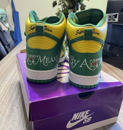 Supreme Dunk High By Any Means Necessary
