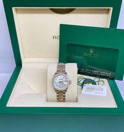 Rolex Lady-datejust Mop Diamond Dial Bezel 28mm