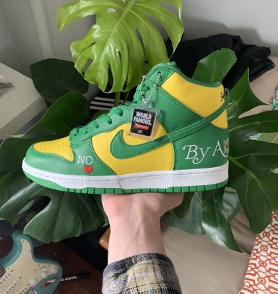 Supreme Dunk High By Any Means Nike Size 9