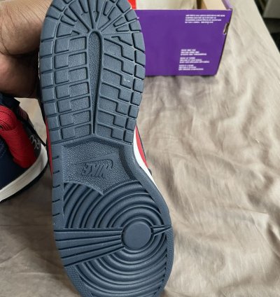 Supreme Dunk High Sb By Any Means - Red Navy