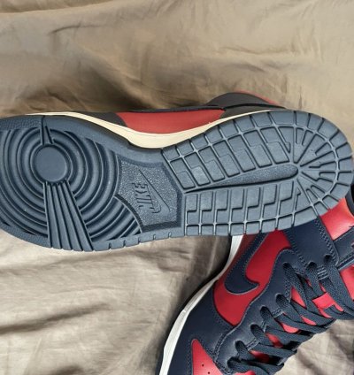 Supreme Dunk High Sb By Any Means - Red Navy