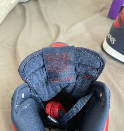 Supreme Dunk High Sb By Any Means - Red Navy