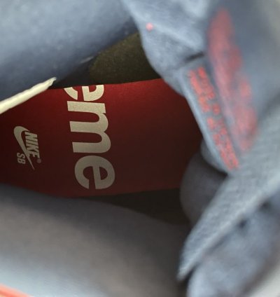 Supreme Dunk High Sb By Any Means - Red Navy