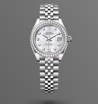 Rolex Lady-datejust New 2024 Mother Of Pearl Diamond Dial Diamond Bezel Stainless Jubilee 28mm