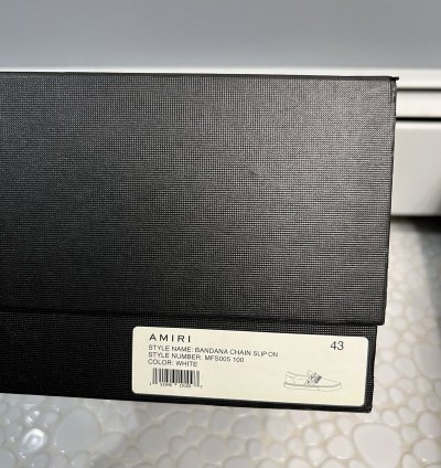 Amir Bandana Chain Slip On Sneaker Size 10