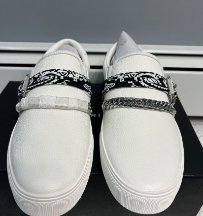 Amir Bandana Chain Slip On Sneaker Size 10