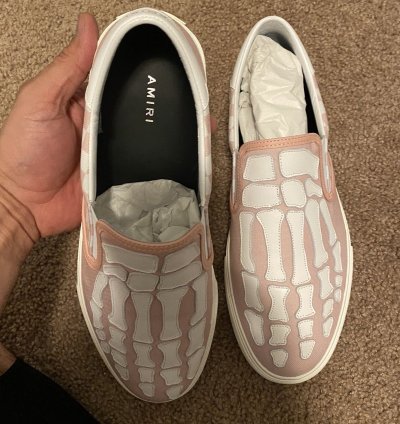 Amir Skeleton Slip On Sneakers