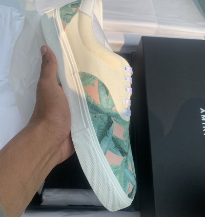 Amiri Banana Leaves Low-top Sneakers