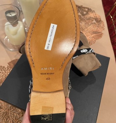 Amiri Bandana Buckle Boot Bnib