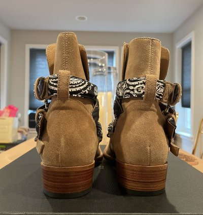 Amiri Bandana Buckle Boot Bnib
