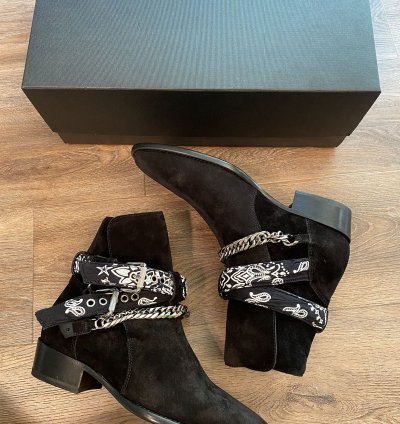 Amiri Bandana Buckle Boot Size 8