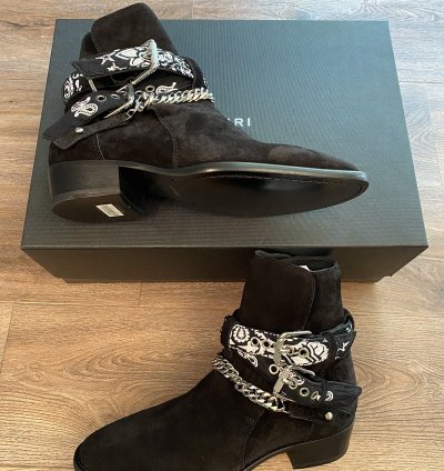Amiri Bandana Buckle Boot Size 8