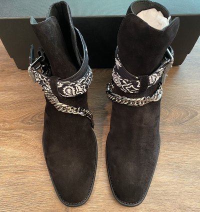 Amiri Bandana Buckle Boot Size 8