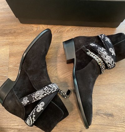 Amiri Bandana Buckle Boot Size 8