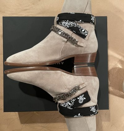 Amiri Bandana Buckle Boot Tan