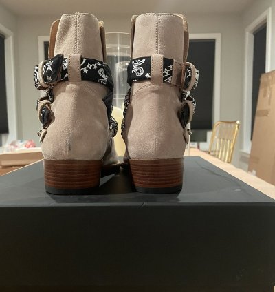 Amiri Bandana Buckle Boot Tan