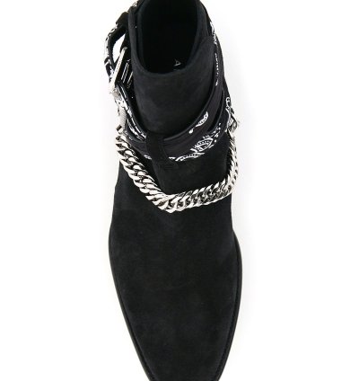 Amiri Bandana Buckle Boots