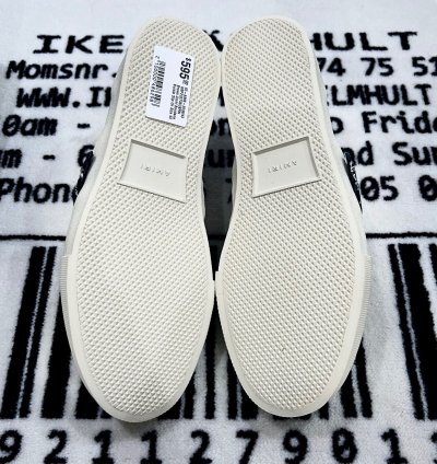 Amiri Bandana Buckle Chain Suede Slip On Shoes