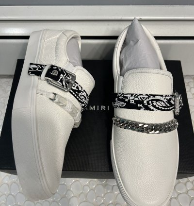 Amiri Bandana Chain Slip On Sneaker Size 11