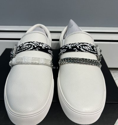 Amiri Bandana Chain Slip On Sneaker Size 11