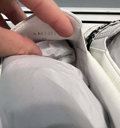 Amiri Bandana Chain Slip On Sneaker Size 11