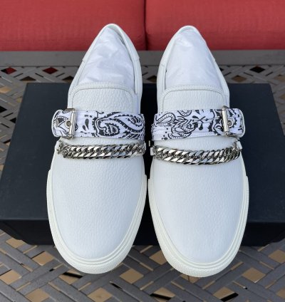 Amiri Bandana Chain Slip-on Sneakers