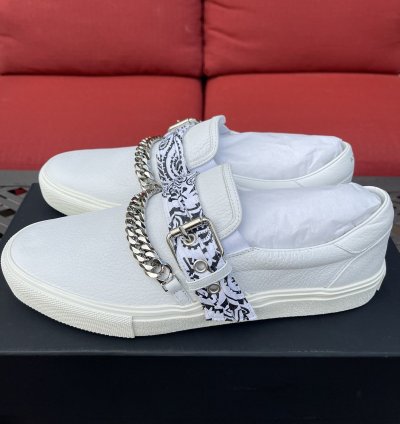 Amiri Bandana Chain Slip-on Sneakers