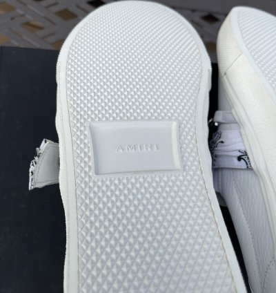 Amiri Bandana Chain Slip-on Sneakers