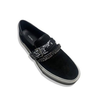 Amiri Bandana Chain Slip-on Suede