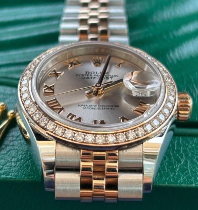 Rolex Lady-datejust Pink Roman Jub