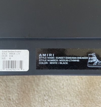 Amiri Bandana Chain Sneaker