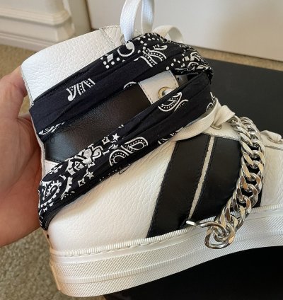 Amiri Bandana Chain Sneaker