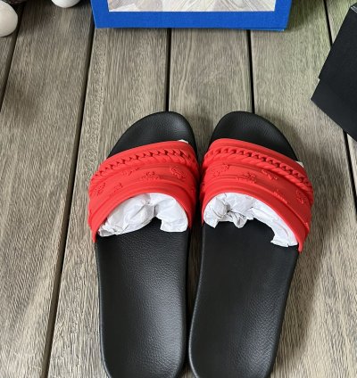 Amiri Bandana Chainlink Rubber Slides