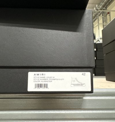 Amiri Bandana Court High Top Sneaker New 800