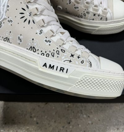Amiri Bandana Court High Top Sneaker New 800