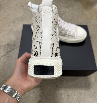 Amiri Bandana Court High Top Sneaker New 800