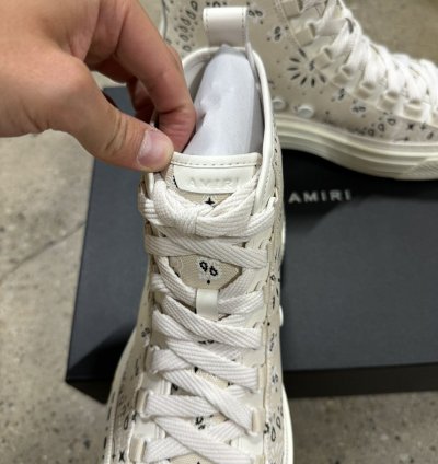 Amiri Bandana Court High Top Sneaker New 800