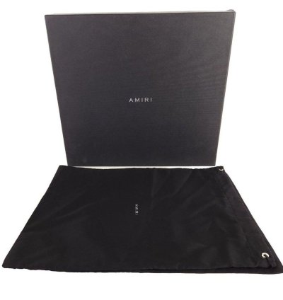 Amiri Bandana Leather Boots In Black Brown 41 Us 8 Mens New