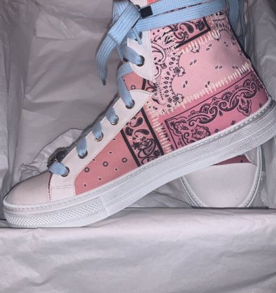 Amiri Bandana Reconstructed Sunset Hightop
