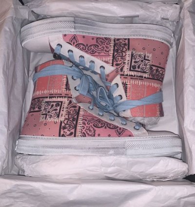 Amiri Bandana Reconstructed Sunset Hightop