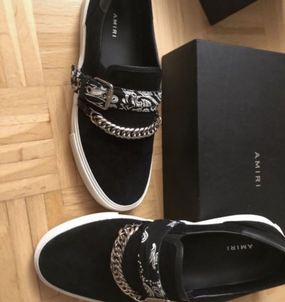 Amiri Bandana Slip Ons