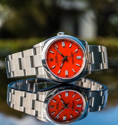 Rolex Oyster Perpetual 36 Bright Red Dial