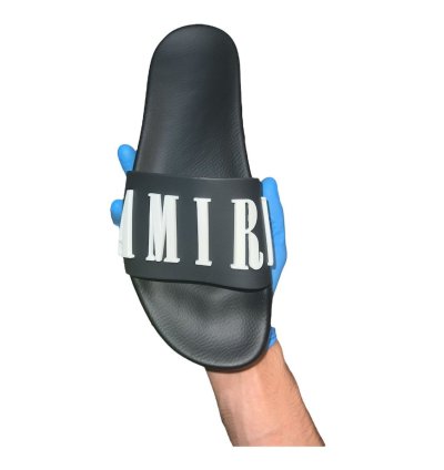 Amiri Black Pool Slide Sandal With Special Box