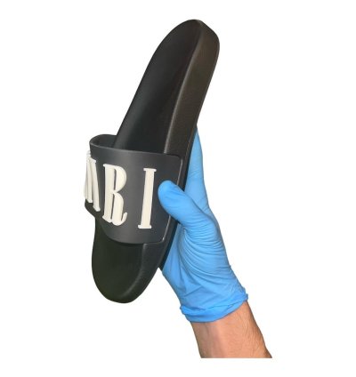 Amiri Black Pool Slide Sandal With Special Box